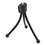 Duragadget Mini Tripod için Canon PowerShot SX730 HS, Canon Powershot SX430 IS, Canon Powershot G3 X, Canon Powershot SX60 HS ve Canon Ixus 285 HS kamerası Siyah 686