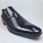 Duraslan Özel Numara 38-39 Erkek Siyah Rugan Klasik Ayakkabı