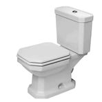 Duravit 0227310075 6 lt 1930 Seri Klasik Sifon Yapılı Rezervuar Hariç Taharetli Dikey Çıkışlı Takım Klozet