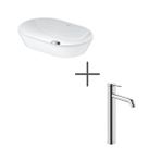 Duravit D-Neo 60 cm Çanak Lavabo Beyaz ve C.1 Lavabo Bataryası Xl
