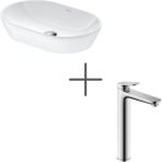 Duravit D-Neo 60 cm Çanak Lavabo Beyaz ve Wave Lavabo Bataryası Xl