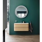 Duravit HP4638O7171 Happy D.2 Plus C-Bonded Akdeniz Meşe Mat+Batarya+Ayna Banyo Dolabı Takımı