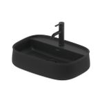 Duravit Zencha Çanak Lavabo 55 cm Batarya Banklı Antrasit Mat