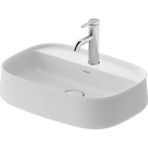 Duravit - Zencha Çanak Lavabo 55 cm Batarya Banklı Beyaz Outlet - 2374550071-