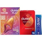 Durex Çoklu Erojen Bölge Uyarıcı + Yakın Hisset Xl Prezervatif 16LI+ Hisset Jel 50ML