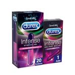 Durex Delight Bullet + Uyarıcı Jel + Uyarıcı 10'lu Prezervatif