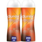 Durex Hassas ve Masaj Jeli 200 ml x 2 – Aromasız, Cilt Dostu, Uzun Etkili Kayganlaştırıcı Jel (2'li Paket)