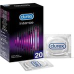Durex Intense 20'li Tırtıklı Prezervatif Uyarıcı Jelli Aroma ile Kadın Zevkini Artırır