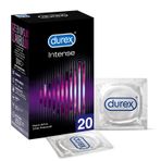 Durex Intense Uyarıcı Jelli ve Tırtıklı 20 Adet Prezervatif