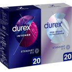 Durex Intense Uyarıcı Jelli ve Tırtıklı Prezervatif 20'li + Yok Ötesi Ultra Kaygan Ince Prezervatif 20'li 1 Adet