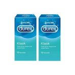 Durex Klasik 12'li 2 Paket - Standart - Beyaz