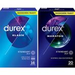 Durex Klasik 16'lı Kondom ve Maraton 20'li Prezervatif