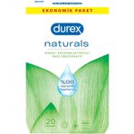 Durex Naturals Doğal Kayganlaştırıcılı İnce 20'li Prezervatif
