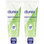 Durex Naturals Pure Kayganlaştırıcı Jel 100 ml x 2 %100 Doğal İçerik ile Hassas Kullanım