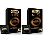 Durex Nude Vücut Isısını İleten Ultra İnce Prezervatif 24'lü (2 paketi)