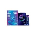 Durex Titreşimli Anal Plug Tıkaç+ Maraton Geciktiricili Prezervatif 20li+ Extreme Kayganlaştırıcı Jel 50ml