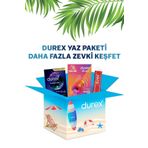 Durex Yaz Paketi Maraton Geciktiricili Prezervatif 20li + Manuel Mastürbatör, Esnek + Çilekli Jel 50ml