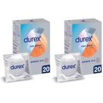 Durex Yok Ötesi Invisible XL 20 Prezervatif (2 paketi)