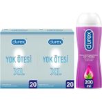 Durex Yok Ötesi Xl 40'lı Ince Prezervatif + Aloe Vera Jel 200ML