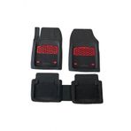 Durmaz Tuning BMC Megastar 3D Safir Siyah Krom Kırmızı Havuzlu Paspas Takımı
