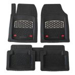 Durmaz Tuning Fiat Tofaş Şahin 3D Safir Siyah Krom Karbon Havuzlu Paspas Takımı
