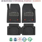 Durmaz Tuning Lancia Dedra 3D Safir Siyah Krom Karbon Havuzlu Paspas Takımı