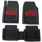 Durmaz Tuning Mitsubishi Eclipse 3D Safir Siyah Krom Kırmızı Havuzlu Paspas Takımı