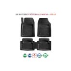 Durmaz Tuning Renault Clio 1999-2002 Sedan Uyumlu Pro Siyah 3D Havuzlu Paspas Takımı