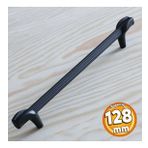 Duru 128 Mm-12.8 Cm Siyah Metal Kulp Mobilya Mutfak Çekmece Dolabı Kulpları Dolap Kapak Kulpu Kulbu