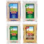 Duru Bakliyat Seti (Nohut + Fasulye + Pirinç + Bulgur) 1 kg x 4 - 4 kg