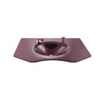 Duru Cam Berber Modeli 70x56 cm Cam Lavabo