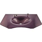 Duru Cam Cam Lavabo Mozaik Modeli 70X56 cm