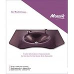 Duru Cam Cam Lavabo Mozaik Modeli 80x56 cm
