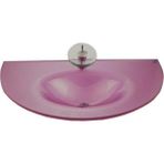 Duru Cam Cam Lavabo Safir Modeli 70X56 cm