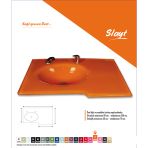 Duru Cam Cam Lavabo Slayt Modeli 80x56 cm