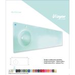 Duru Cam Cam Lavabo Vizyon Modeli 80x56 cm