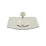 Duru Cam Dore Modeli 100x56 cm Cam Lavabo