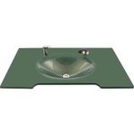 Duru Cam Jumbo Modeli 100x56 cm Cam Lavabo