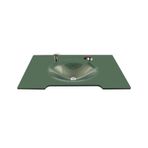 Duru Cam Jumbo Modeli 70x56 cm Cam Lavabo