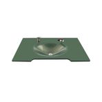Duru Cam Jumbo Modeli 80x56 cm Cam Lavabo