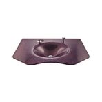 Duru Cam Mozaik Modeli 80x56 cm Cam Lavabo