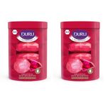 DURU Diamonds Oriental Red Sabun, 90Gramx4 2li paket