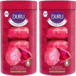 Duru Diamonds Serisi Katı Sabun Kırmızı 4*90 gr 2'li (2 Adet)