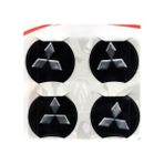 Duru Doruk Jant Göbeği Arma Mitsubishi Alüminyum 54MM. 4'lü Set Siyah