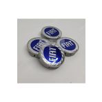 DURU DORUK Jant Göbeği Fiat 58/55 Uyumlu (55mm Yuva) 4'lü Set Mavi Gri