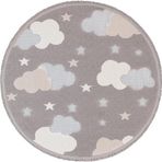 Duru Halı Risby Kids Daire Çocuk Halısı 133x133 1815A Mavi