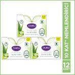 Duru Hydro Pure Aloe Vera 12 Adet Şeffaf Cilt Bakım Sabunu 12x135 Gr Gluten,Hayvansal Yağ İçermez - Yeşil
