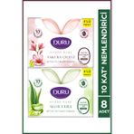 Duru Hydro Pure Aloe Vera & Sakura 8 Adet Şeffaf Cilt Bakım Sabunu 8x135 Gr