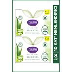 Duru Hydro Pure Aloevera 8 Adet Şeffaf Cilt Bakım Sabunu 8x135 gr Gluten İçermez