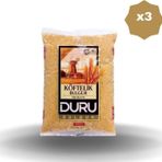Duru Köftelik Bulgur 1 kg x 3 Adet